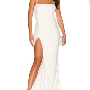 REVOLVE Strapless White Gown